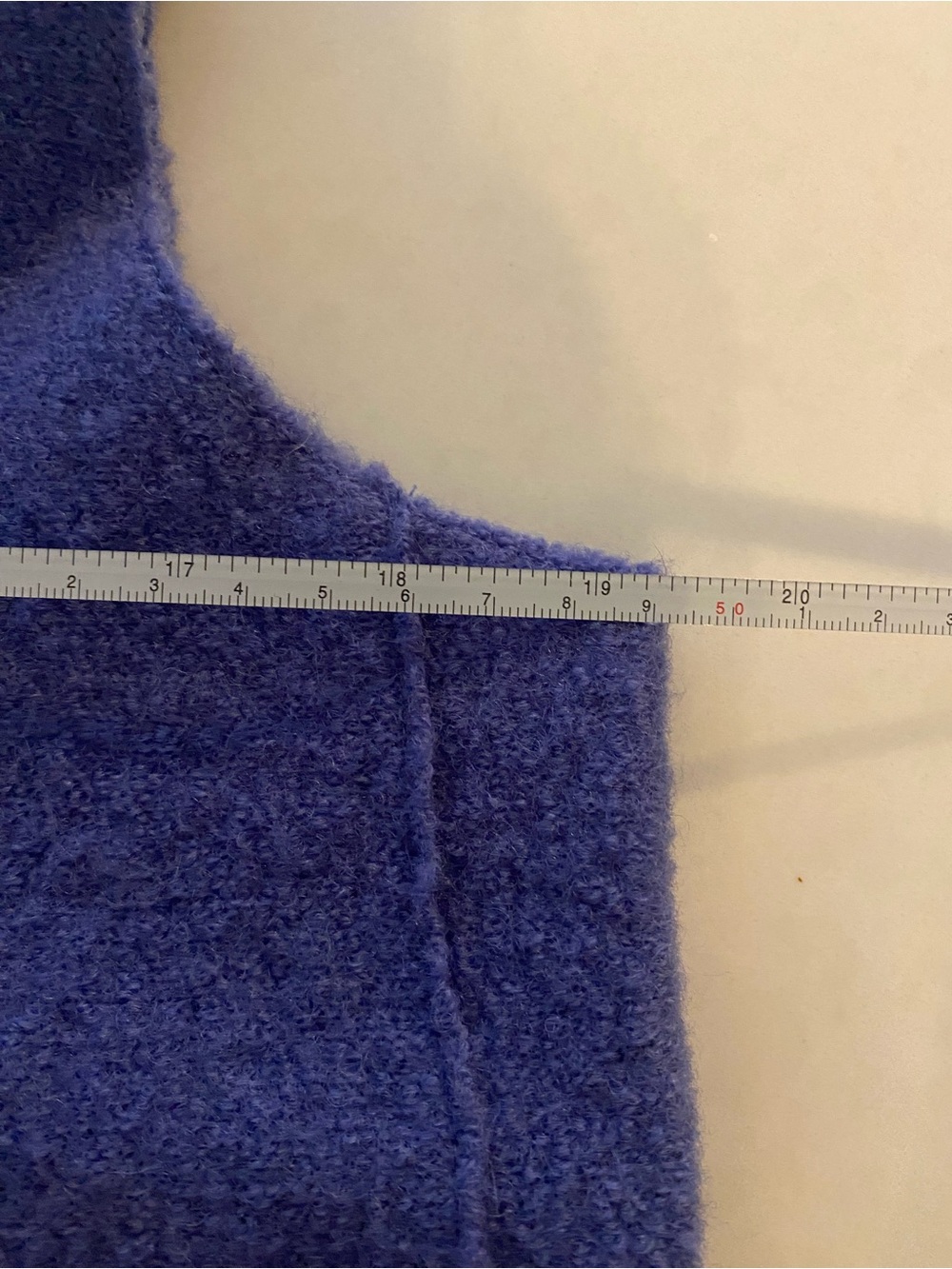 Nomadic Traders NTCO Vintage Medium Wool Periwinkle Vest Artsy Lagenlook Witchy - Picture 13 of 13